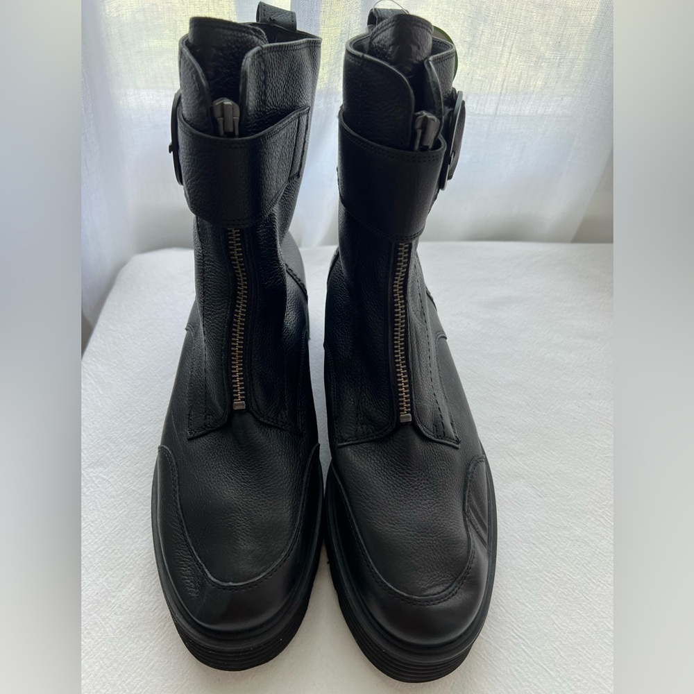 Paul Green Palani Zip Boot In Black Women’s Size 85 New - Picture 4 of 13